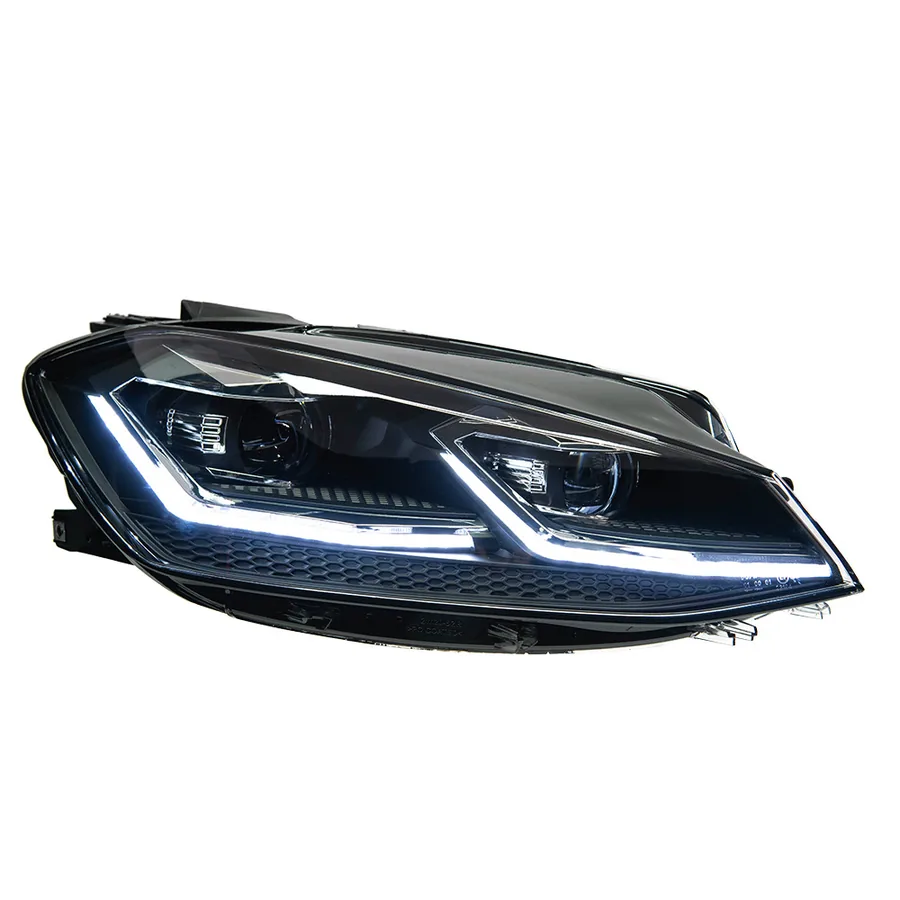 Volkswagen Golf 18 LED, sequential turn signal Headlight Assembly 2018-2020
