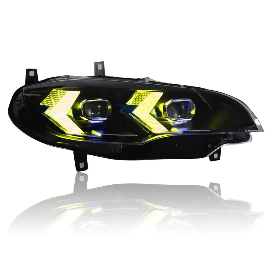 BMW E71 LED, DRL, facelift conversion Headlight Assembly 2008-2014